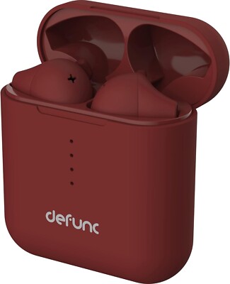 Defunc True Go Kopfhörer In Ear True Wireless Earbuds Mikrofon Headphones Rot