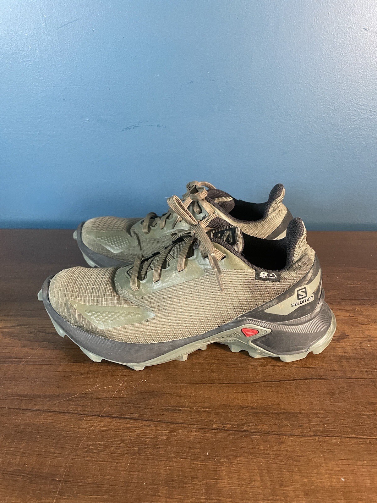 Scarpe da ginnastica uomo 5 donna 7 Salomon Speedcross 5 Gore Tex Trail verdi