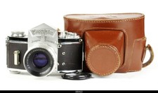 Camera  Exakta Varex VX With Lens Zeiss Biotar 2/5,8cm Red T