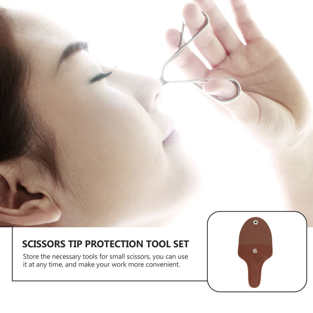 2Pcs Pruner Holder Scissors Pouch Holder Shears Sheath Embroidery