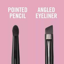 Avon fmg Precision Eye Brush- Dual Ended Angled Eyeliner Pointed Pencil NIB