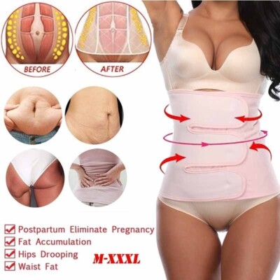 Women Postpartum Body Shaper C-Section After Birth Belt Back