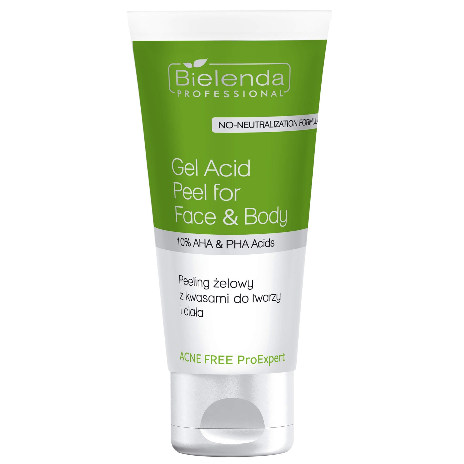 Bielenda Professional Acne Free Face & Body Peeling Gel 10% AHA PHA 150ml