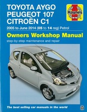 Haynes Handbuch: Citroen C1/Peugeot 107/Toyota Aygo Reparaturanleitung/Reparatur