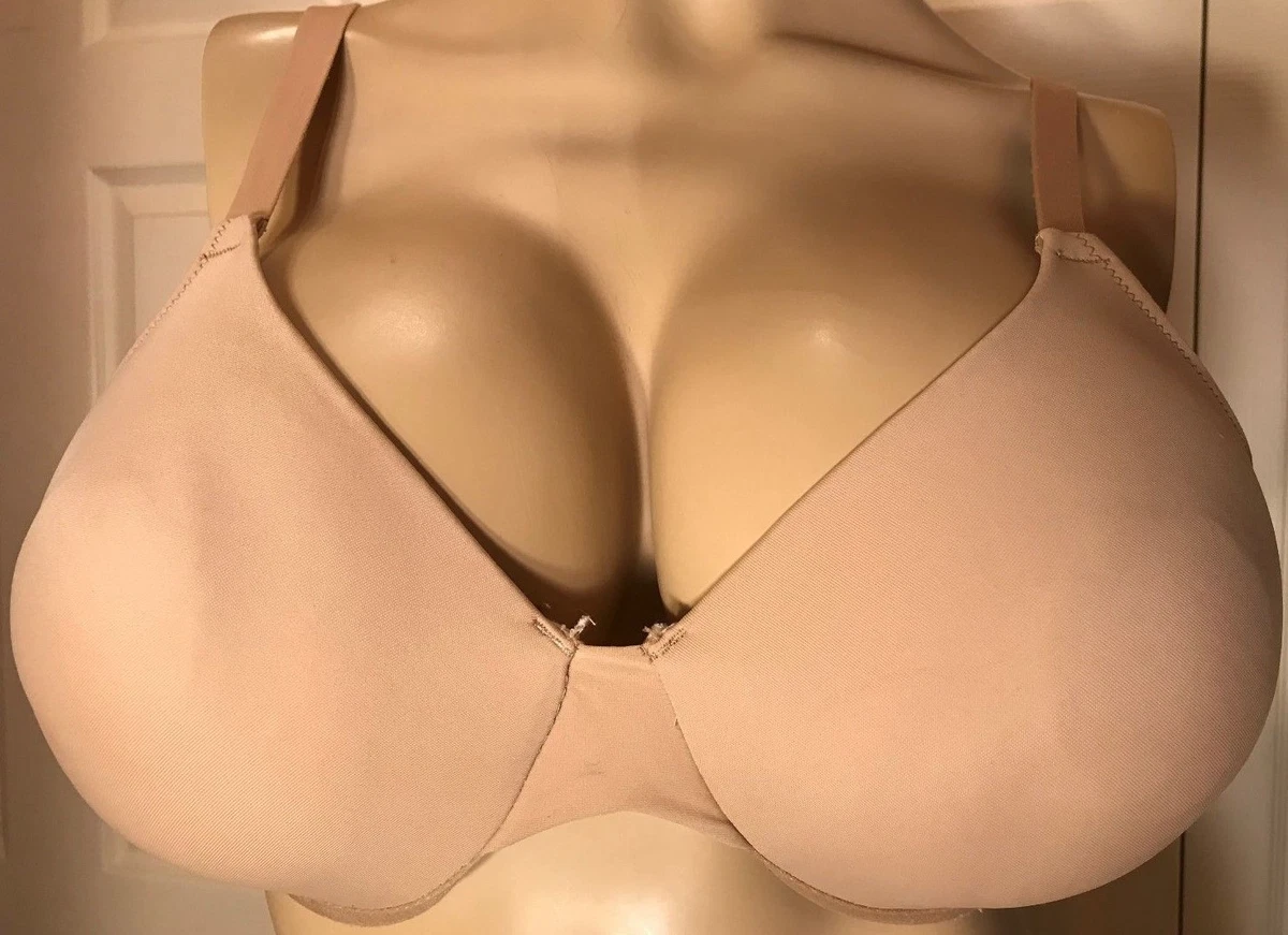 HANES 40D Nude Beige F511 Underwire 40 D Lined Seamless Bra