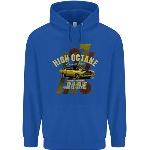 High Octane Ride 1971 Muscle Car Childrens Kids Hoodie - Picture 48 of 88