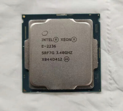 Intel Xeon E-2236 Processors SRF7G 3.4GHz CPU 6Cores 12Threads 80W LGA1151