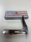 CASE XX #00260 AMBER BONE PEACH SEED JIG RUSSLOCK SS — photo 2