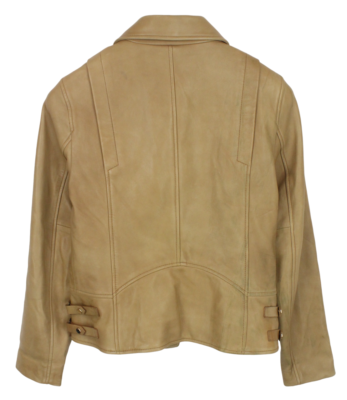 MASSIMO DUTTI 4717 Jacket Women's MEDIUM Sheep Leather Full Zip