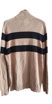 VTG Thomas Burberry Full Zip Zipped Knit Cardigan Mens Jumper XL