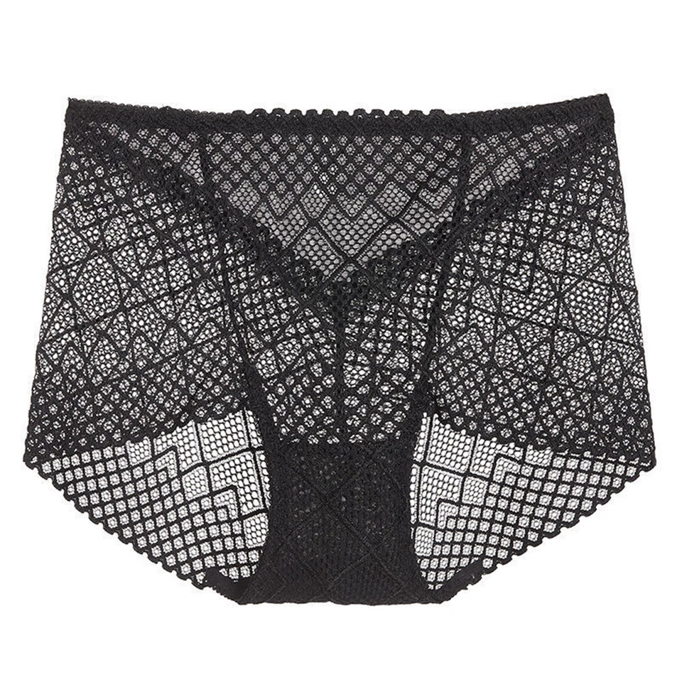 Mujeres Damas Bragas Francesas Encaje Bragas Calzoncillos Pantalones Cortos·Ropa Interior·Lencería Sexy Foto 3 de 4