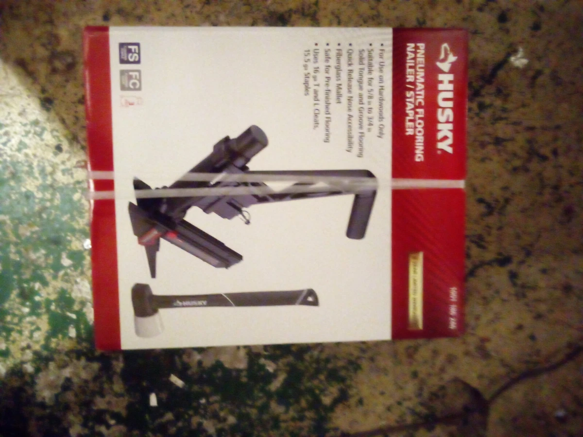 Husky brand pneumatic nailer stapler eBay