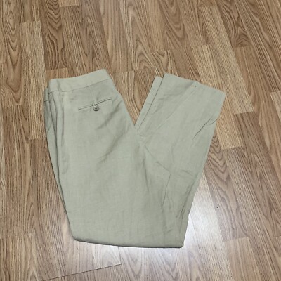 Jones New York Womens Pants Sz 10 Tan Beige Khaki Chinos