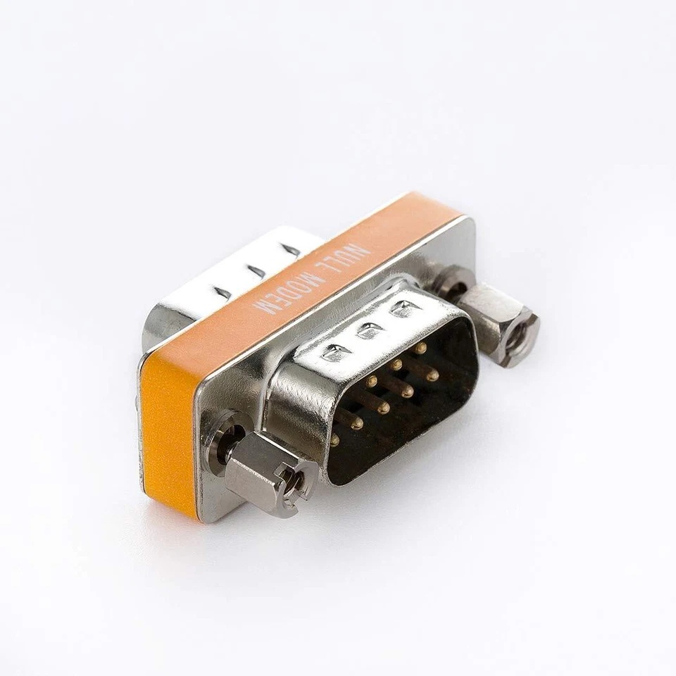 DB9 Null Modem Adapter Male to Male 5 Pack Connector for Serial Communication - Image 3 of 4