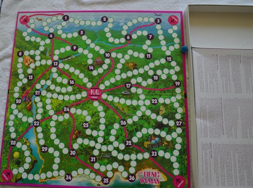 Vintage 1976 Bionic Woman Board Game Complete Parker Brothers - Picture 4 of 5