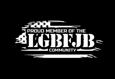 Glossy Bumper Sticker Pl1074 "Let's Go Brandon" USA Flag Bumper Sticker - 8.25"x3" Glossy Vinyl Political Decal (PL1074) Political Car Bumper Sticker - Foto 4