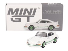 PORSCHE 911 CARRERA RS 2.7 GRAND PRIX WHITE 1/64 DIECAST CAR BY MINI GT MGT00801