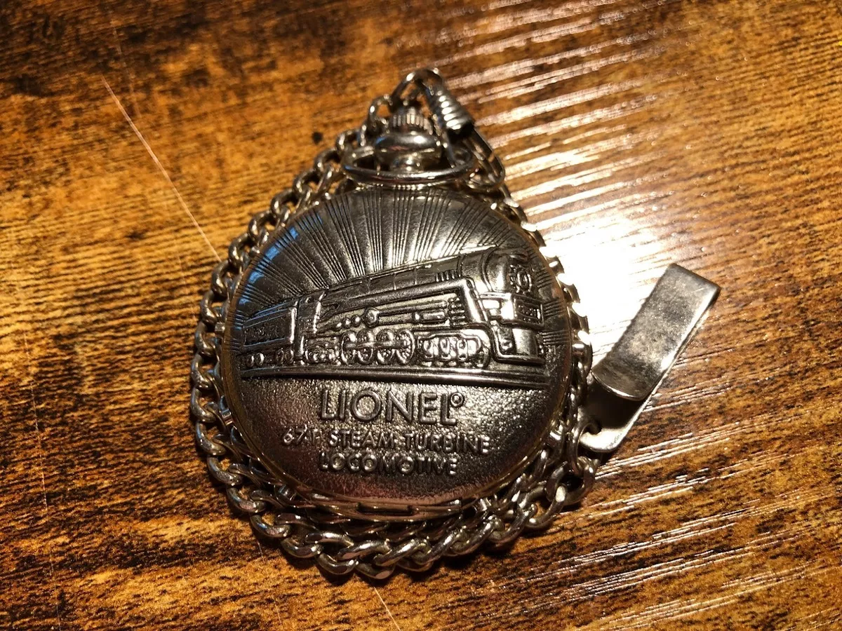 Lionel Train 100th Anniversary Pocket Watch Chain 671 Steam