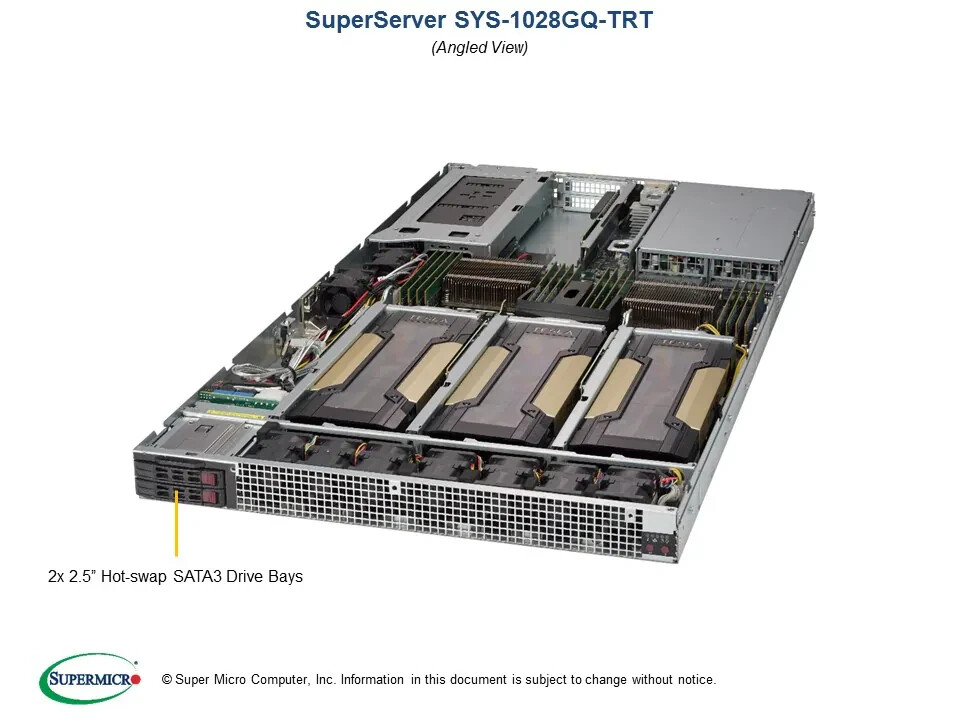 Supermicro SYS-1028GQ-TRT GPU Barebones Server NEW, IN STOCK, 5