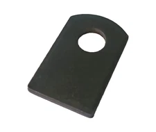 Weld on Steel Flat Tab Lock Brackets Thickness Hole 1" X 1-1/2" X 1/8" 3/8