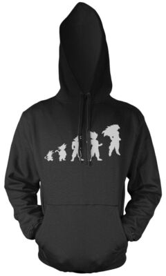Evolution Son Goku Kapuzenpullover | Dragonball Z DBZ Comic Fun Kult