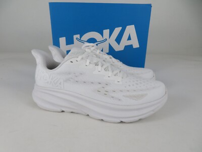 HOKA CLIFTON L ATHLETICS ホワイト Hoka White/White Clifton 9 Men's Running Shoes 1127895-WWH