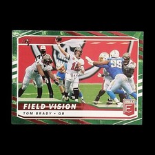 2021 Panini Donruss Elite - Field Vision Green #FV1 Tom Brady