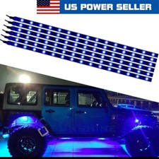 12 Car Lights Led Bar Automotive Strip Universal Mood Foot Light 15led 12v Dc