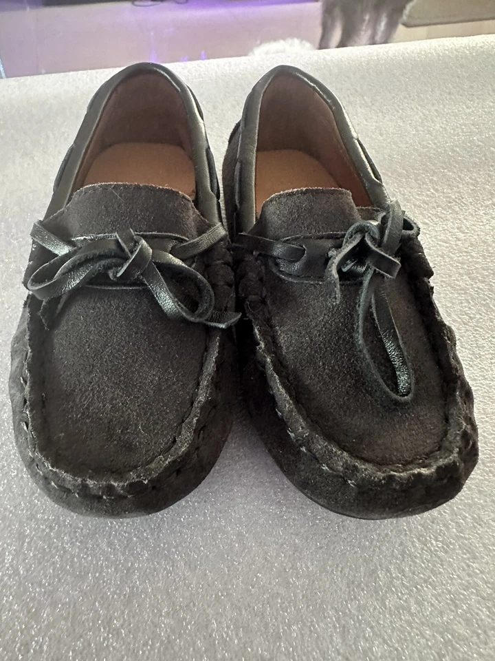 NUEVO Venettini Niños Bebés Niños Gamuza Mocasines Zapatos Mocasín 24US 8 Foto 2 de 4