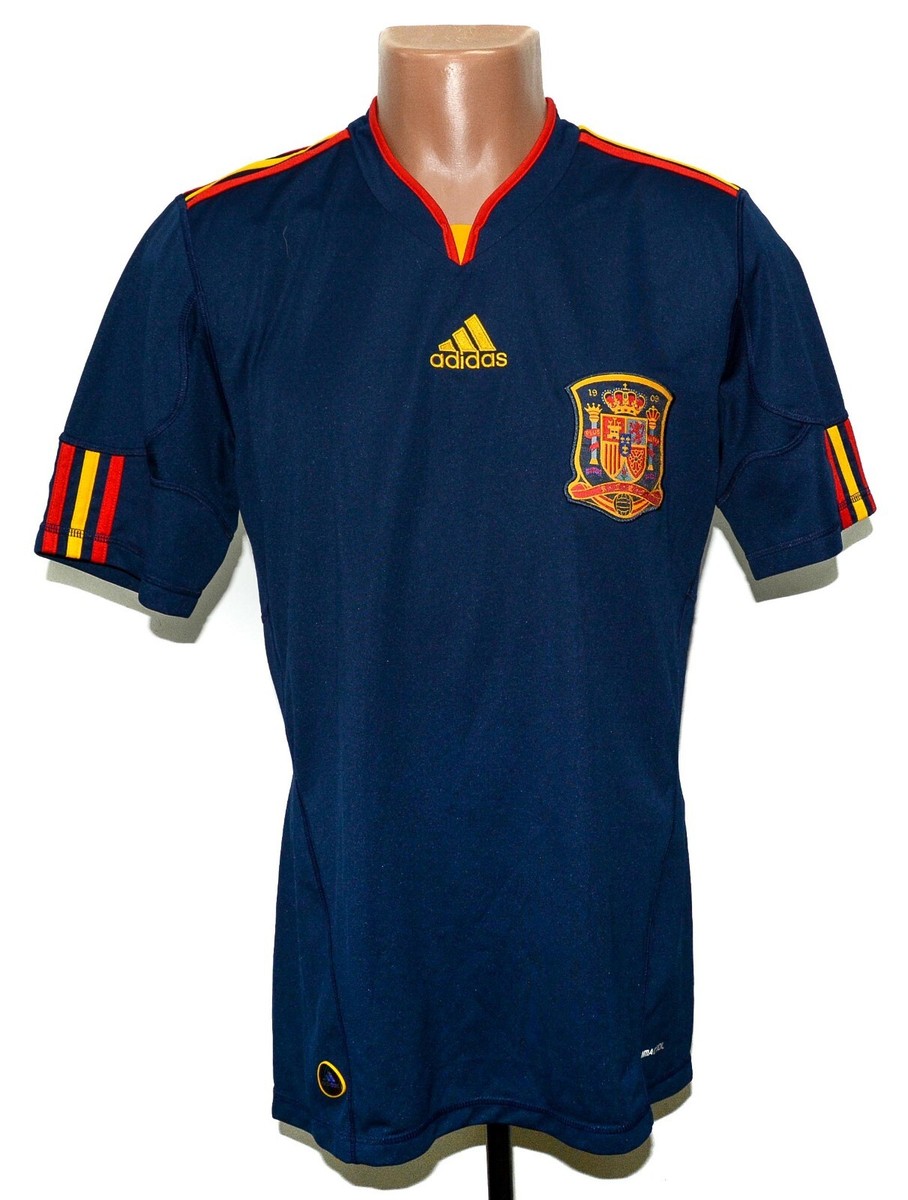SPAIN 2009/2010 AWAY FOOTBALL SHIRT JERSEY ADIDAS SIZE M ADULT | eBay