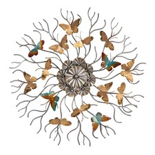 Metal Butterfly Wall D  cor