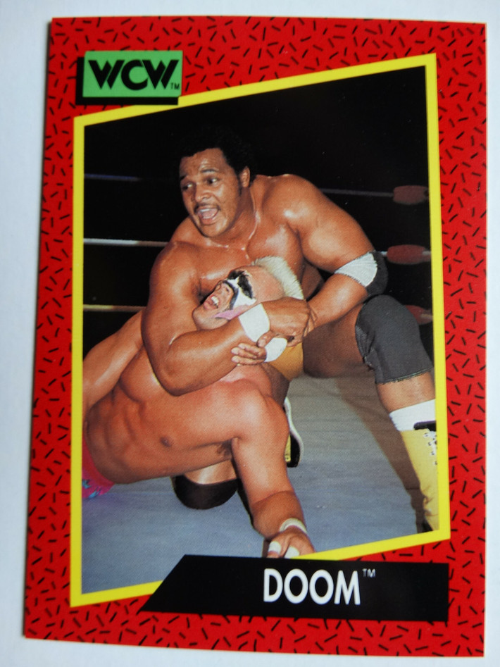 1991 Impel WCW 147 Doom Ron Simmons Butch Reed World Championship Wrestling Card