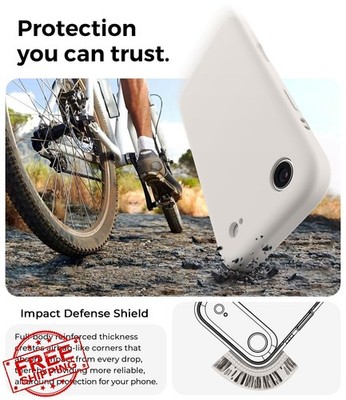 AOTESIER iPhone Air Case, Stone Silicone Shockproof Camera Protection