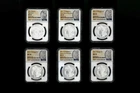 2021 NGC Morgan MS70 Silver Dollar 100th Anniversary Lot of 6 Coins