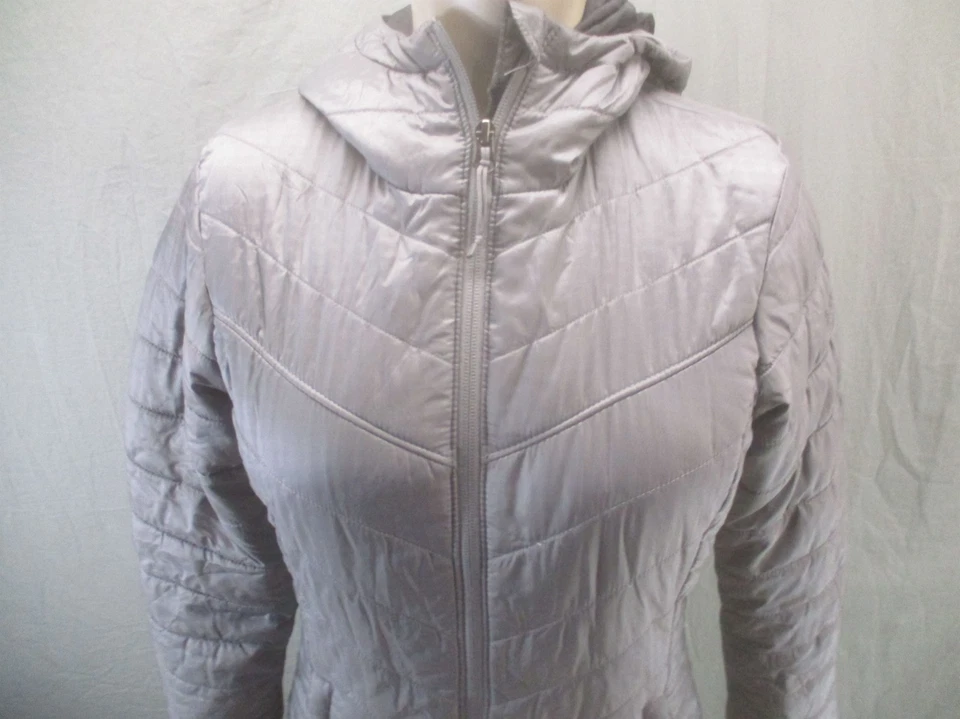 Columbia Size XS Womens Gray Omni Heat Hooded Insulated Warm Full Zip Parka 699 - Image 2 of 4