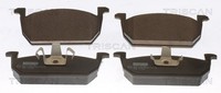 Triscan Bremsbelagsatz Scheibenbremse 8110 29195 FüR VW Polo 6 AW1 BZ1 AE1 Cross