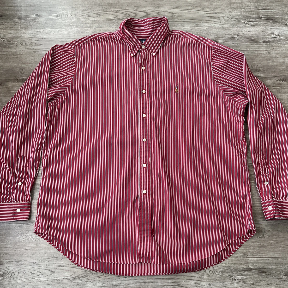 Ralph Lauren Red Striped Dress Shirts for Men for sale | eBay
