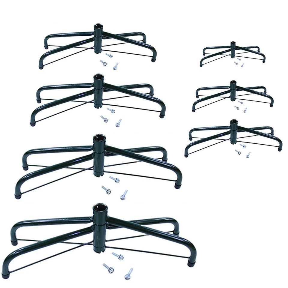 Folding Christmas tree iron tripod, Christmas tree metal base bracket - Image 2 of 4