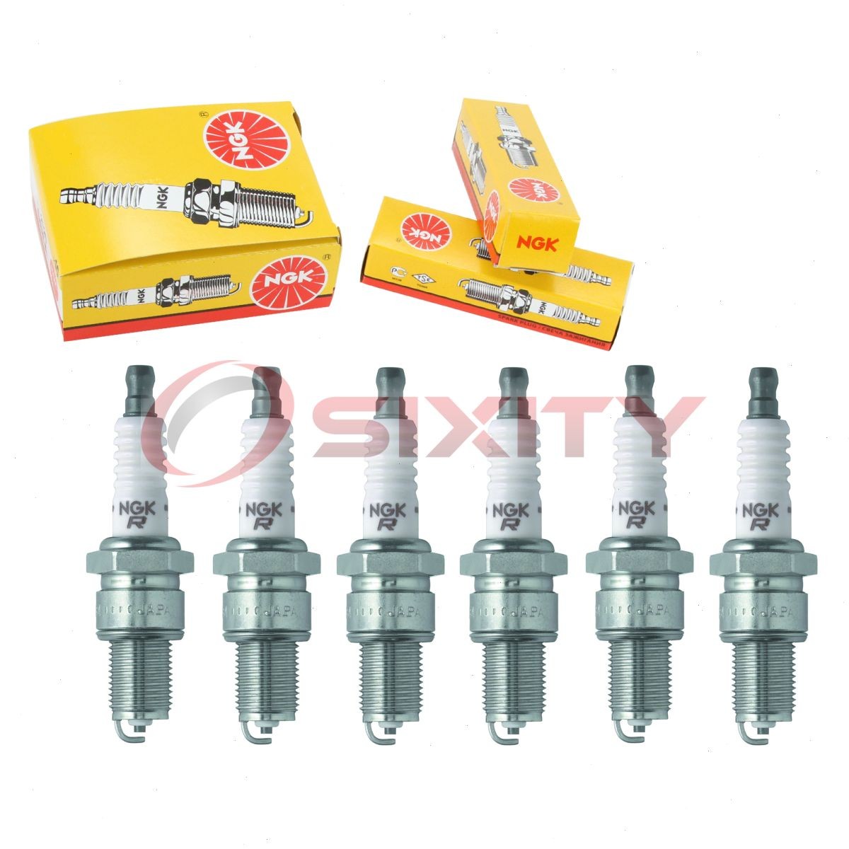6 pcs NGK Standard Spark Plugs for 1968-1969 Chevrolet P10 Van 4.1L 3.8L L6 vb