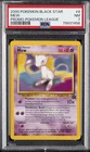 2000 POKEMON PROMO BLACK STAR POKEMON LEAGUE #8 MEW PSA 7