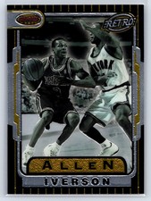 1996-97 Bowman's Best #TB13 Allen Iverson Rookie Card 76ers HOF. rookie card picture