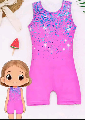 Girls Sleeveless Swimwear/One Piece BathingsuitSurfing/3-12