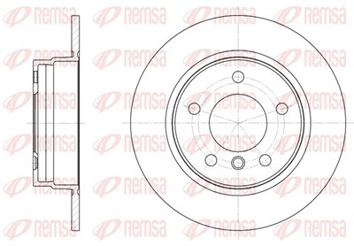 REMSA 6284.00 Brake Disc for BMW,DE LA CHAPELLE