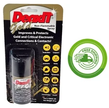 Caig GN5S-2N DeoxIT® Gold Series Mini- Spray Contact Cleaner & Protectant, 40g