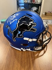 David Montgomery Signed Det. Lions Authentic NFL Helmet, “Knuckles” Inscription