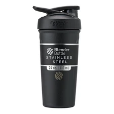 BlenderBottle Strada Shaker Cup Insulated Stainless Steel Water Bottle with Wire
