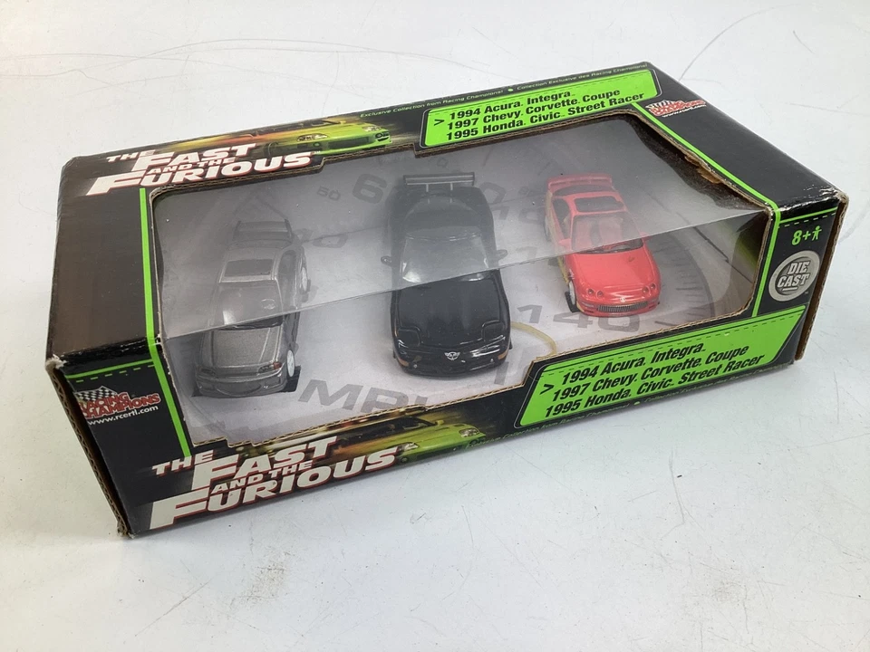 9 Racing Champions 1:64 Fast & Furious Diecast 3 PACKS (I1) - Image 4 of 4