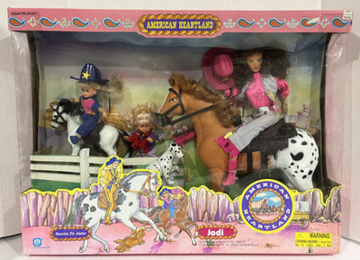 VTG Kid Kore ''AMERICAN HEARTLAND PLAYSET'' 1997 Horses/Dolls/Western*SEALED*NRFB*