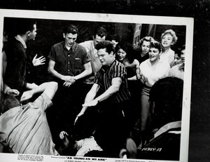 SUPER RARE!! 8X10 1958 ORIG "AS YOUNG AS WE ARE" Robert Harland, Pippa Scott,