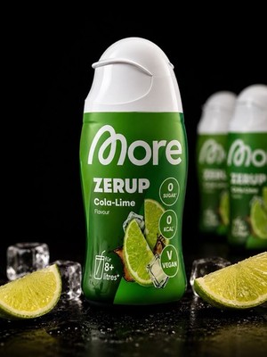 More Zerup Cola-Lime Getränkesirup 65 ml vegan zuckerfrei 0 Sugar